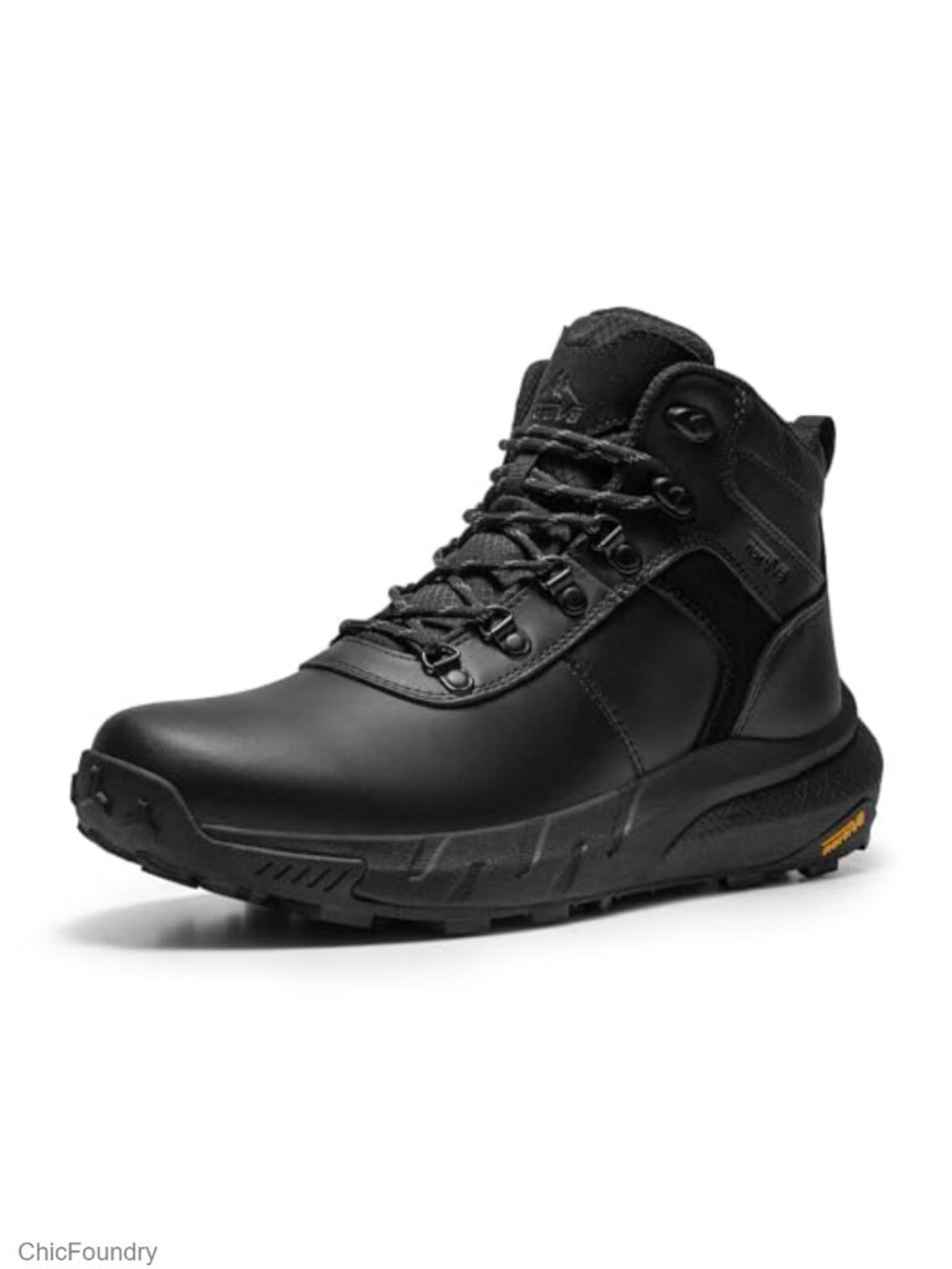 NORTIV 8 Men's Waterproof Leather Hiking Boots Ankle High Outdoor